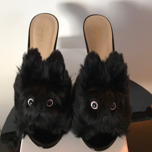 bunny slipper heels